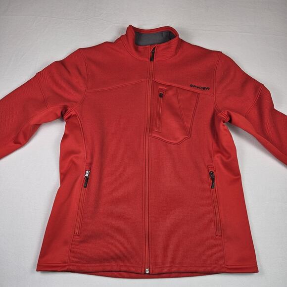 Spyder Bandit Fleece Jacket 205026 Mens L Outdoor Full Zip Sweater US Ski Team - Picture 14 of 16